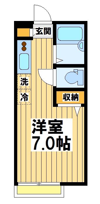 ヒルサイドつつじヶ丘 203号室 間取り