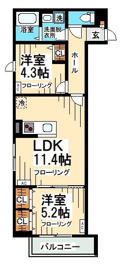 ウェルスクエア幡ヶ谷 間取り