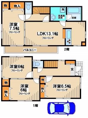 プリマヴェーラ（定期借家） 間取り