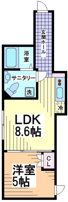 EXAM下北沢Ⅱ 間取り
