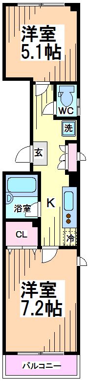 サンエムマンションⅡ 間取り図