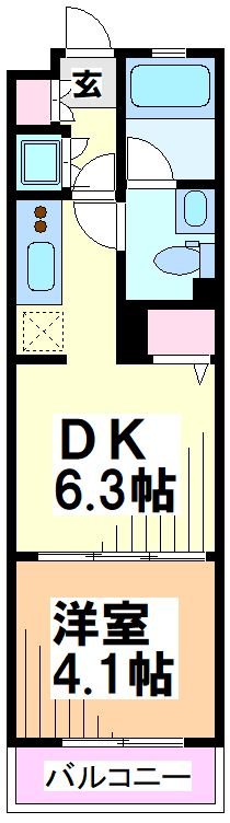 レジディア笹塚　 間取り図