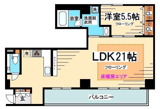 ルミークアン笹塚 間取り