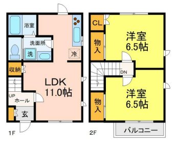プロムナード沙羅（プロムナードサラ） 間取り