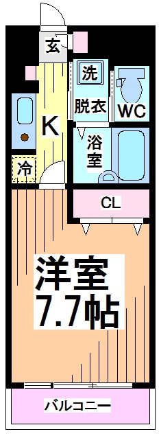 アボリアスコート笹塚イースト 間取り