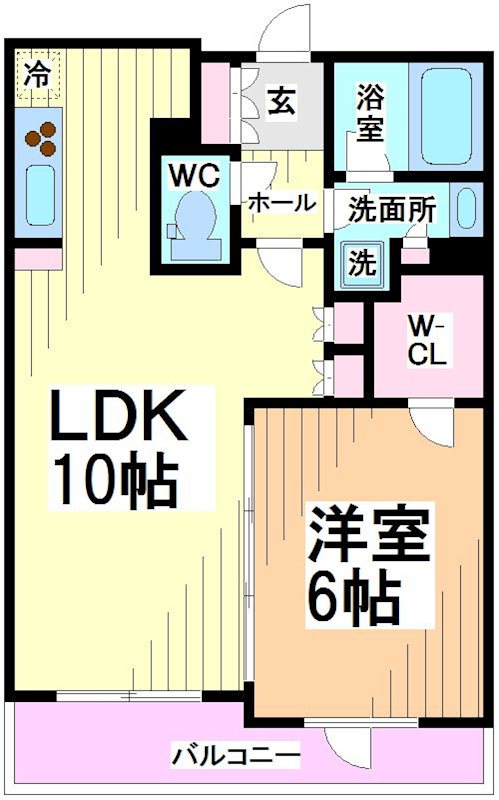 パークアクシス幡ヶ谷 間取り