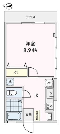 ブライトレジデンス仙川 103号室 間取り