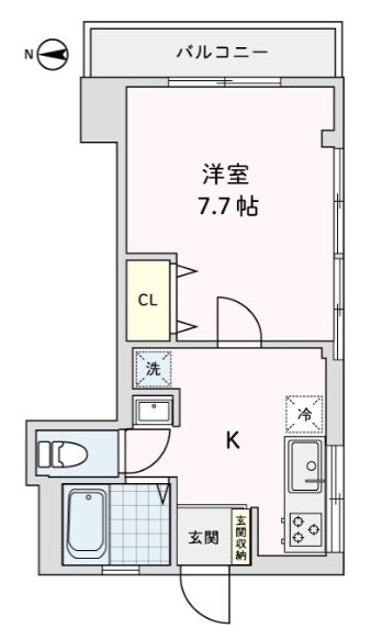 ブライトレジデンス仙川 202号室 間取り