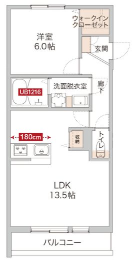 ALBERATA 301号室 間取り