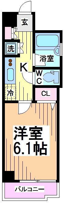 ジェイフラッツ初台　  間取り