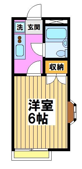 12クレイドル 106号室 間取り