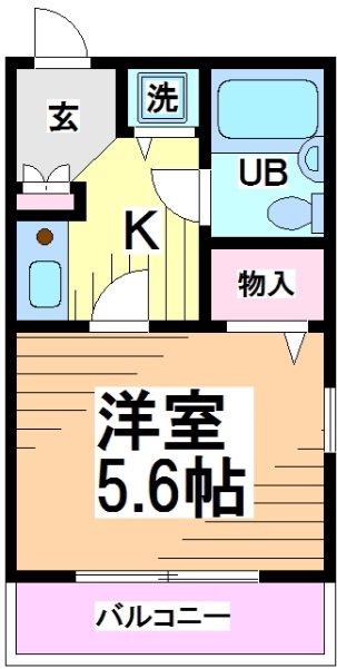 ジョイフル幡ヶ谷弐番館 間取り