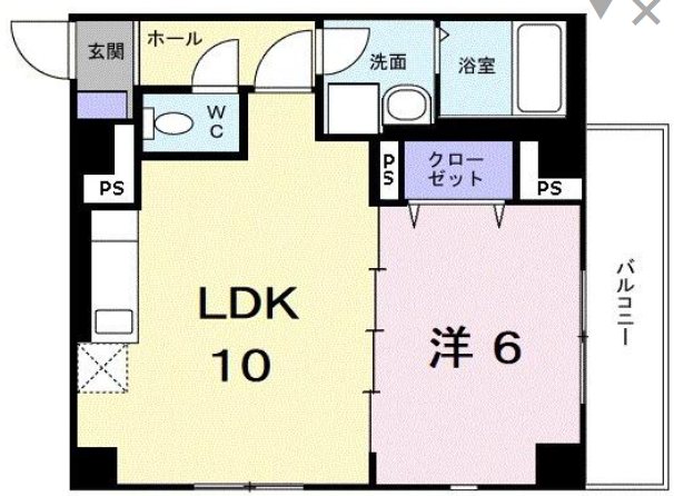 フロレスタ 501号室 間取り