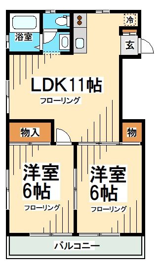 グリーンパークⅡ 間取り