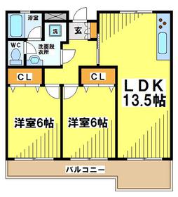 テラスレジデンス西つつじヶ丘 間取り図
