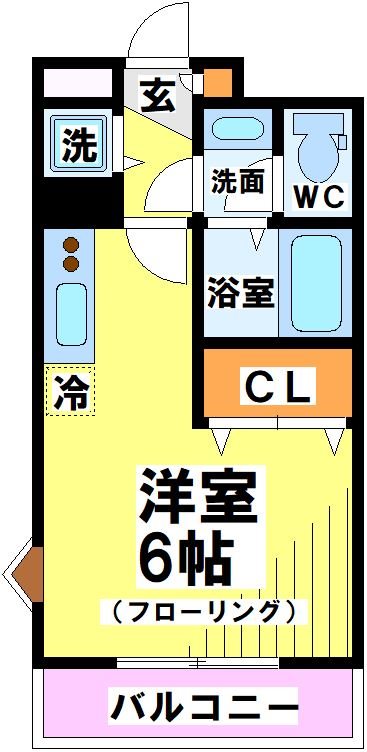 エクセルハイツⅣ 101号室 間取り