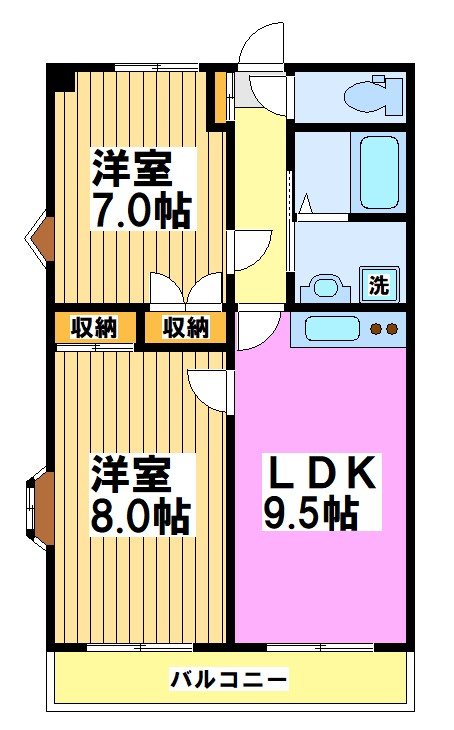 エクリューⅠ 間取り図