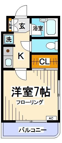Cosmonage永福  間取り