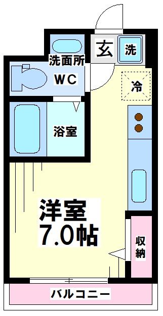 フレアドーム代々木 間取り