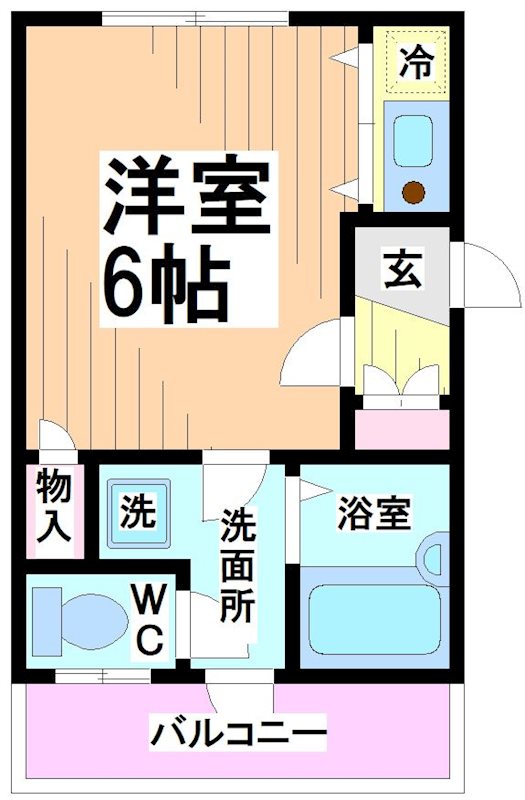 プランドール大原  間取り