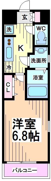 カーサフェリーチェ西原 間取り