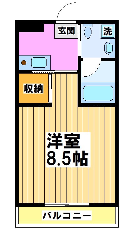 コンフォートヒルズ 101号室 間取り