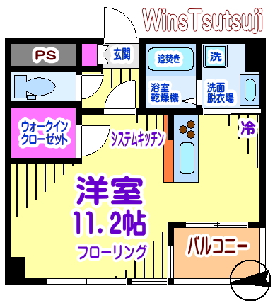 ラフィネール　 400号室 間取り