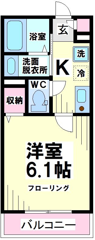 esカーサ幡ヶ谷 間取り