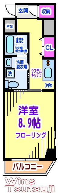 ガットリベロ　 401号室 間取り