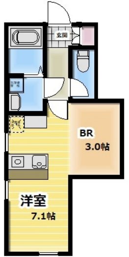 204号室 間取り