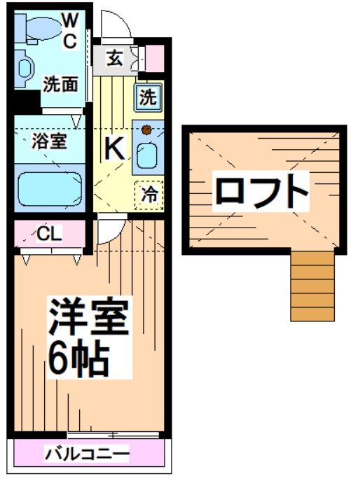 神奈川県川崎市多摩区登戸 間取り