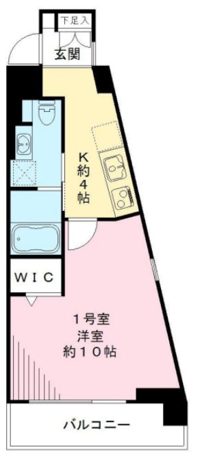 Win Bell仙川（ウィンベルセンガワ） 201号室 間取り