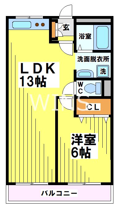 福岡県福岡市博多区住吉３丁目1-80 間取り
