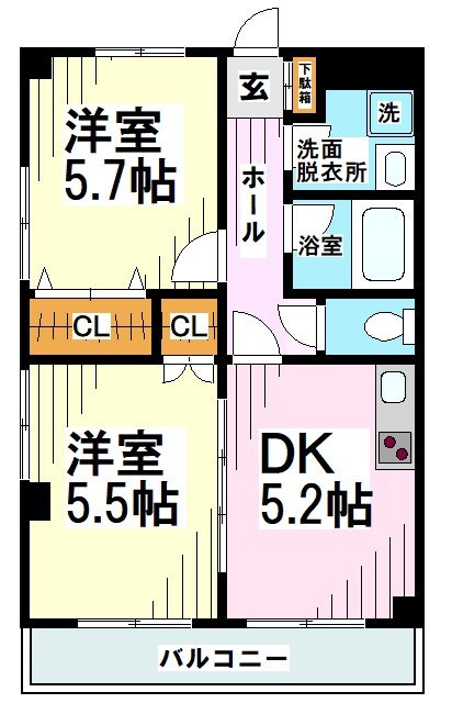 アビタシオン松原 間取り