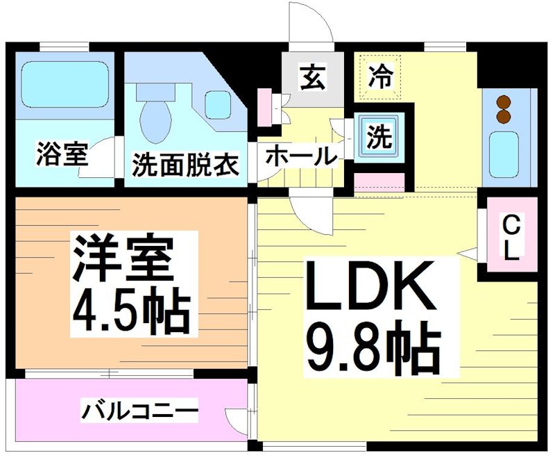 レジディア笹塚 間取り