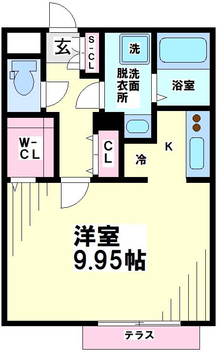 ZESTY幡ヶ谷  間取り
