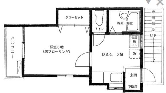 パークハイツつつじヶ丘 204号室 間取り