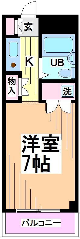 キャッスルマンション笹塚　 間取り