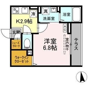 グリーンコーポⅡ 102号室 間取り