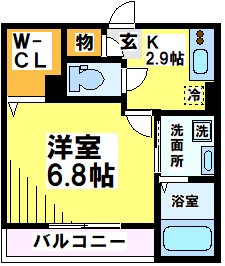 グリーンコーポⅡ 102号室 間取り