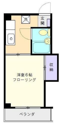 シティハウス小林 203号室 間取り