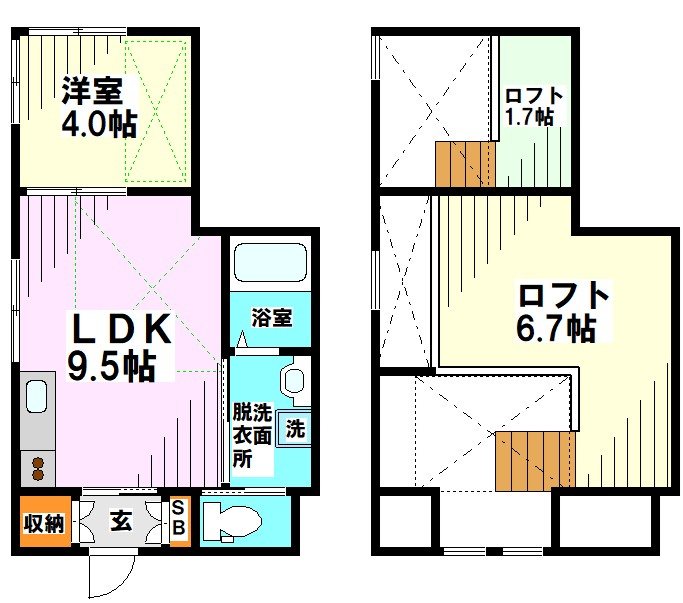 エクセル笹塚 間取り