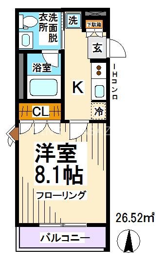 リュゼ桜上水  間取り