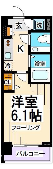 エクセリア桜上水  間取り