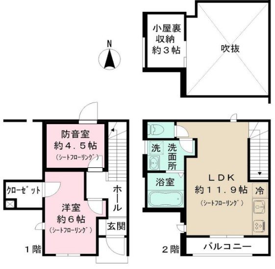 MOCXSTYLE下北沢 間取り