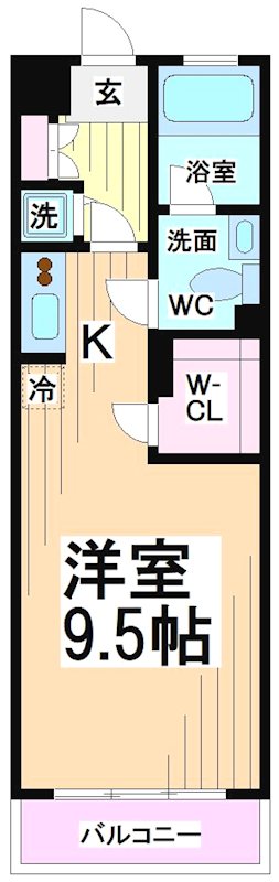 レジディア笹塚　 間取り