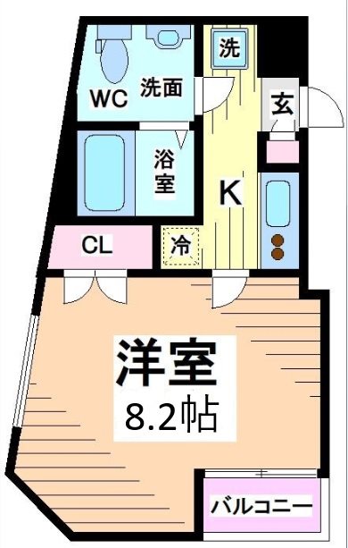 No.8ゼルコバマンション 間取り