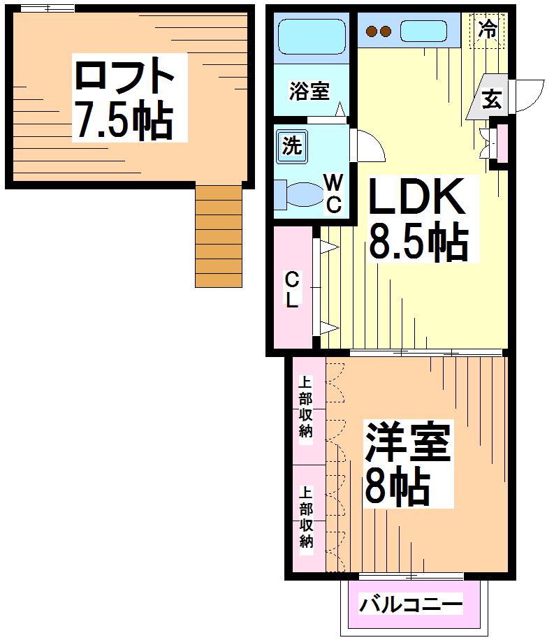 シティフラット南台 間取り