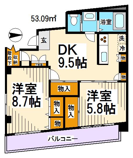 ラ・ヴェル上北沢  間取り