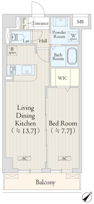 AVENIR渋谷本町 間取り